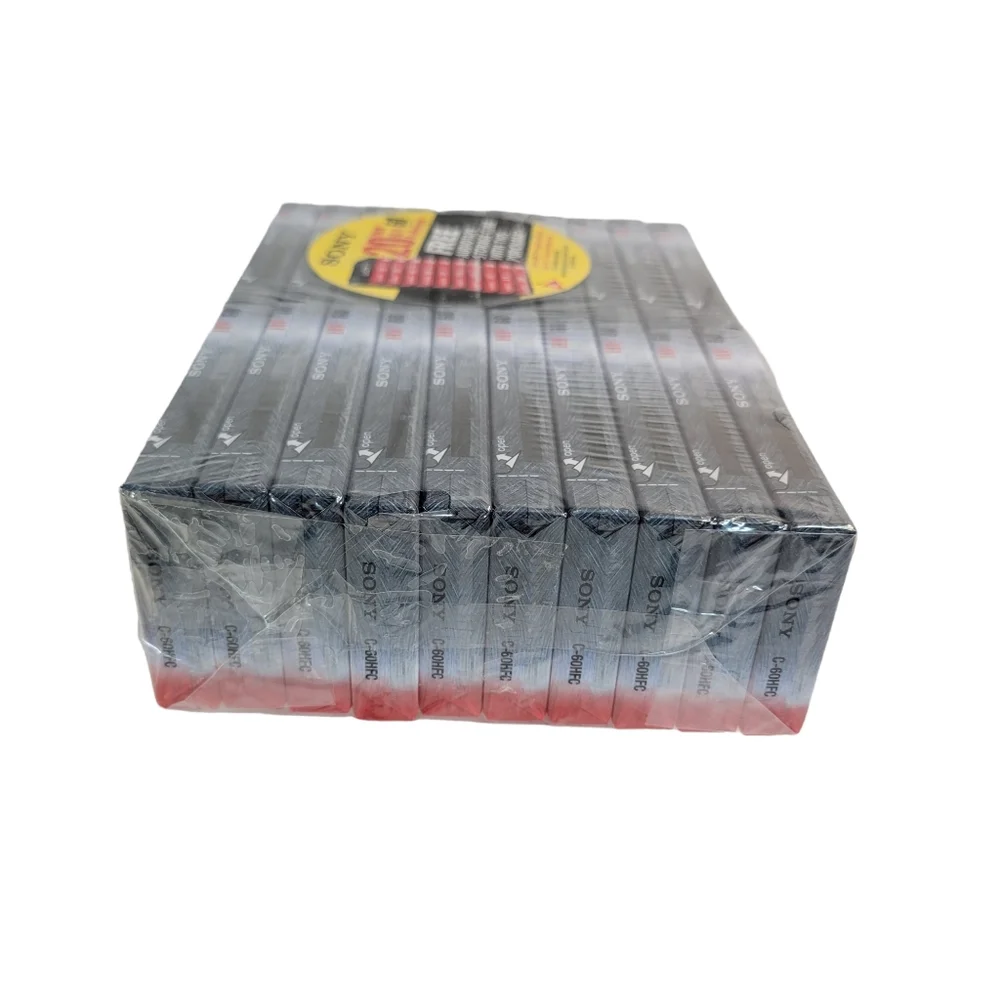 Sony High Fidelity Normal Bias Audio Cassete Blank Media 60 Min NIP 20 Pack